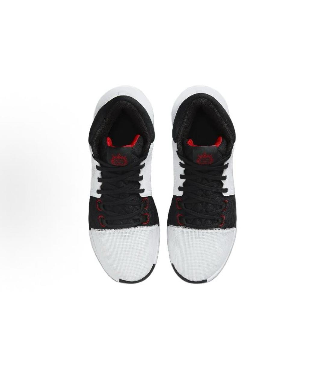 NIKE Белые текстильные высокие кроссовки / кеды, фото 4