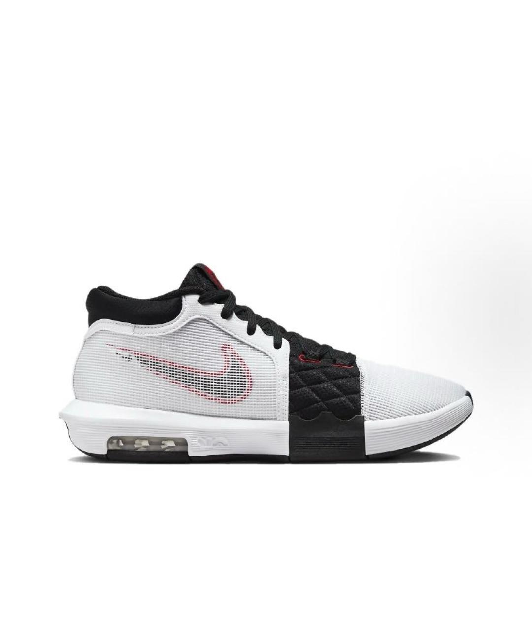 NIKE Белые текстильные высокие кроссовки / кеды, фото 7