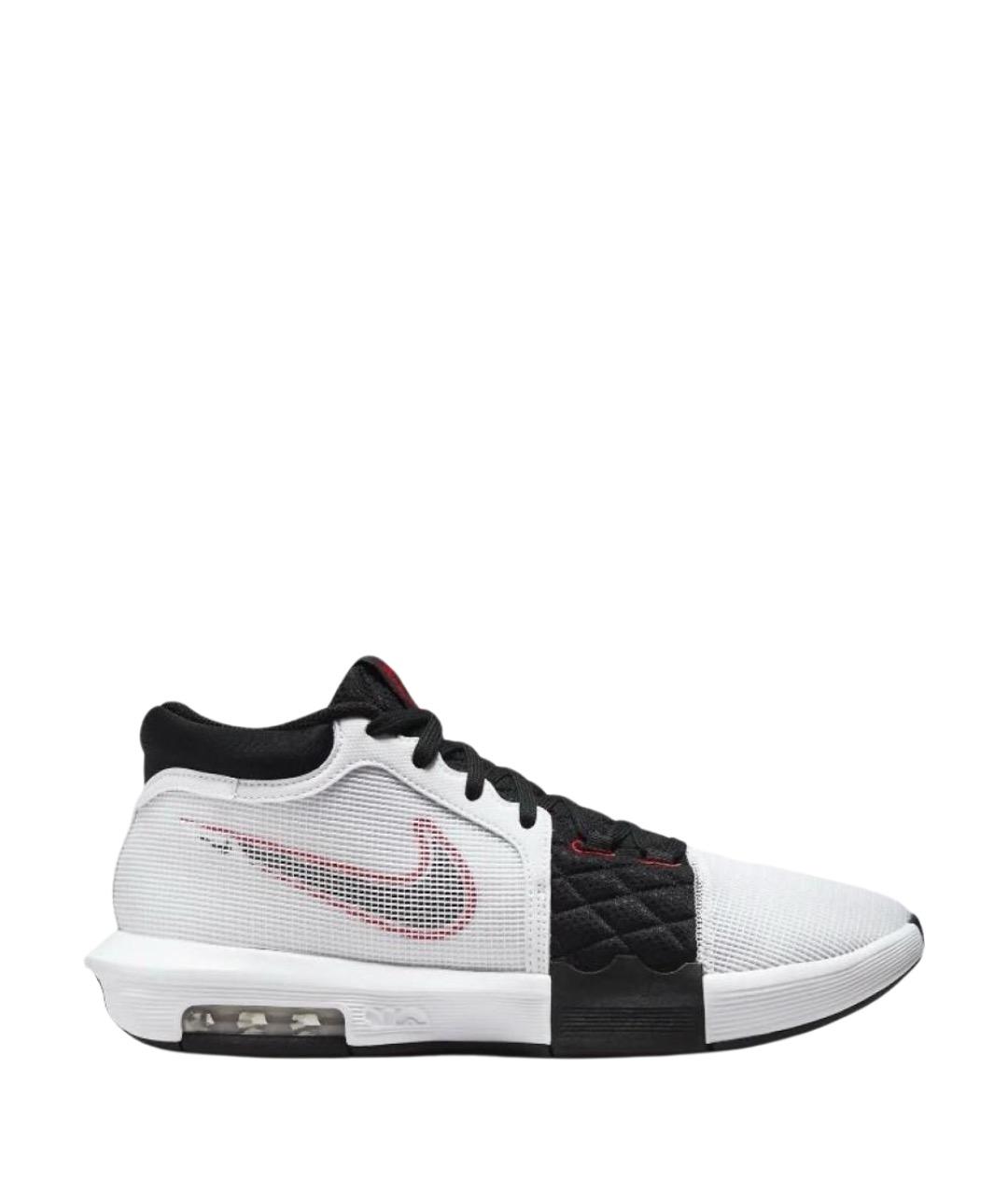 NIKE Белые текстильные высокие кроссовки / кеды, фото 1
