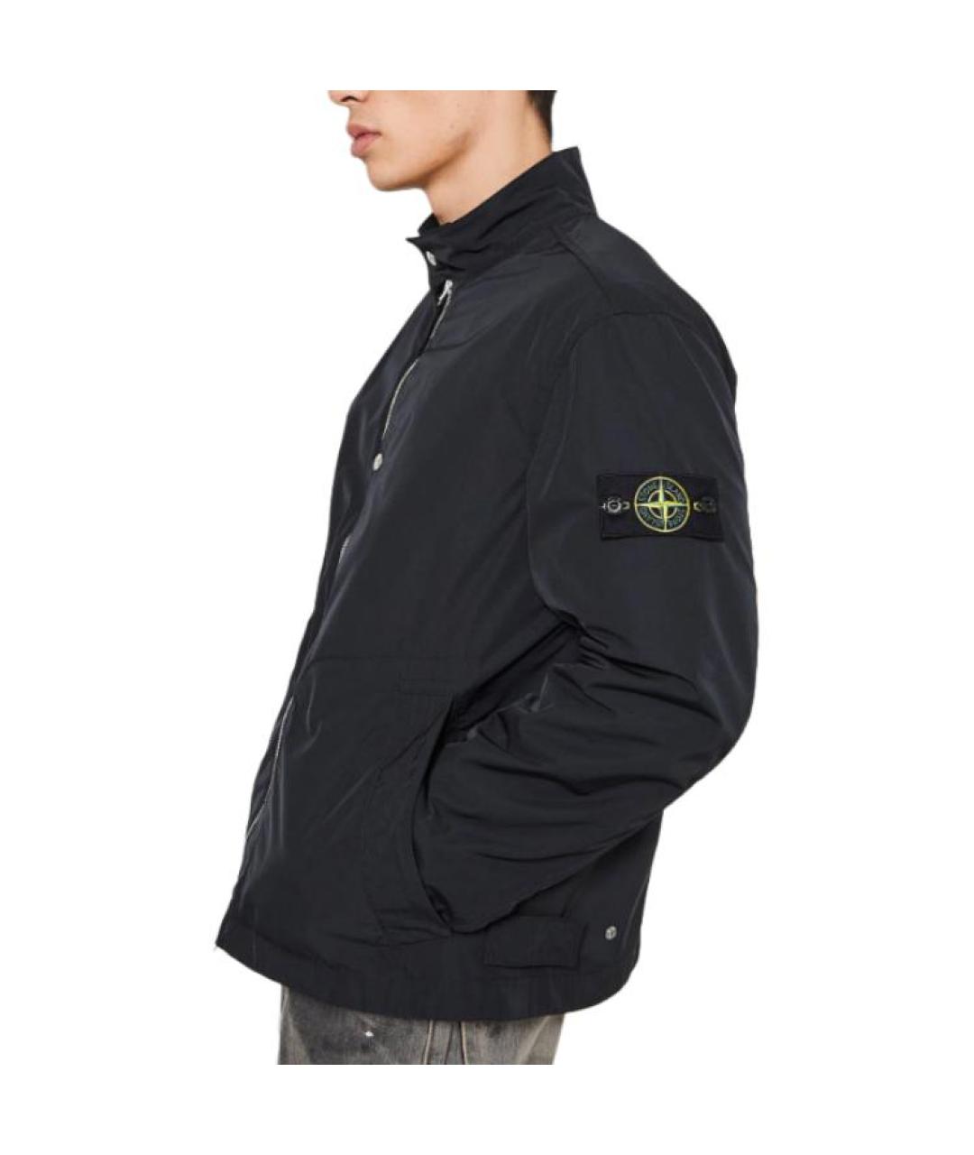 STONE ISLAND Черная куртка, фото 3