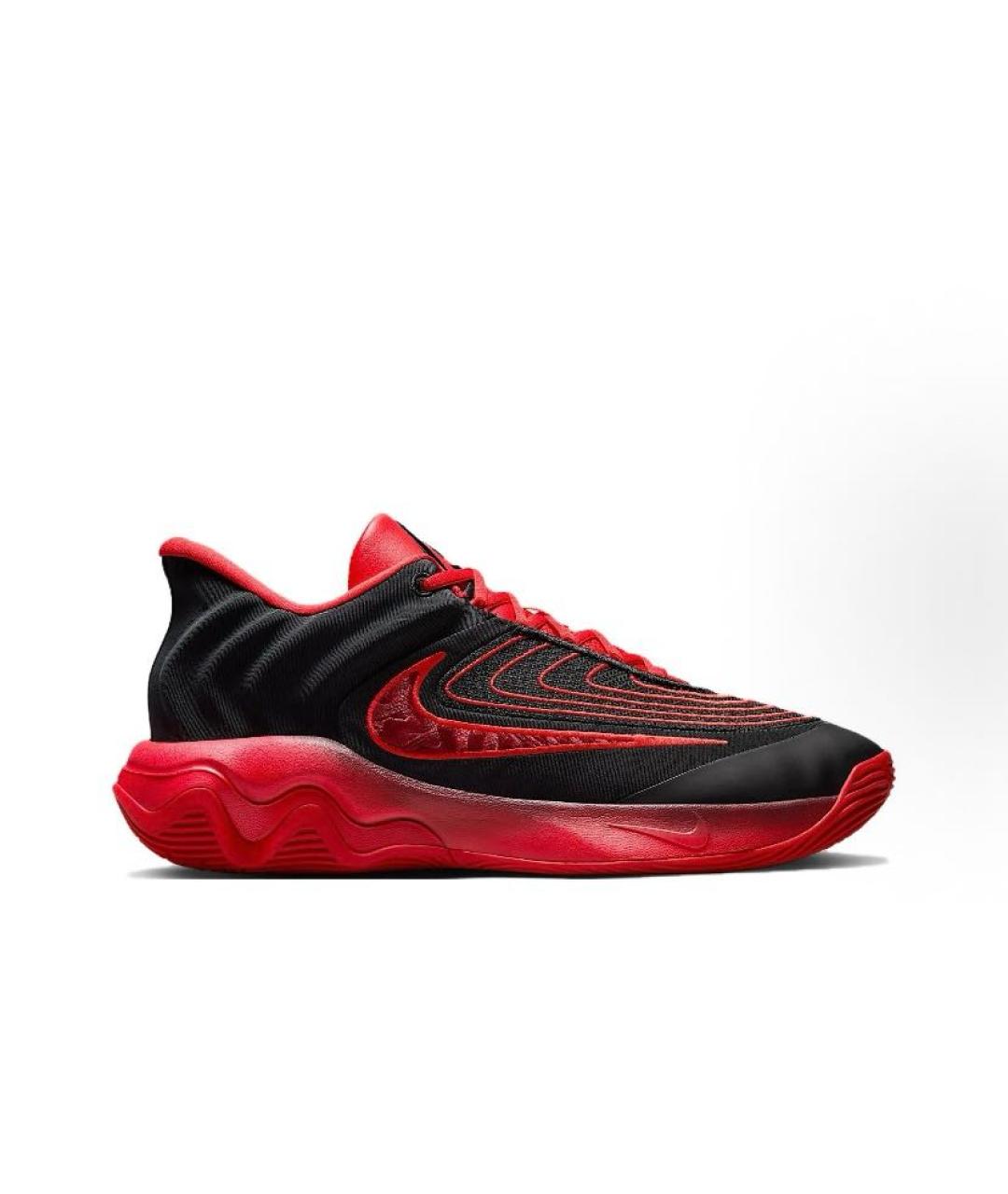 NIKE Красные текстильные высокие кроссовки / кеды, фото 7