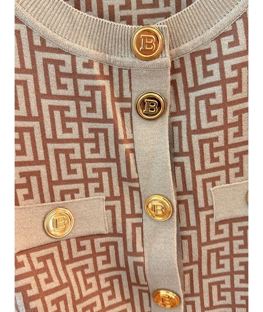 BALMAIN Бежевый джемпер / свитер, фото 4