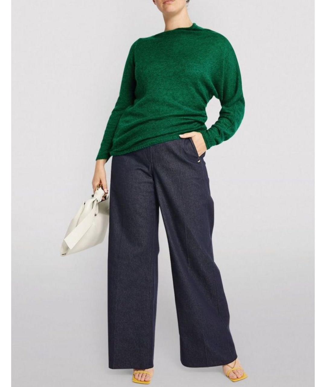 MAX MARA Зеленый вискозный джемпер / свитер, фото 8