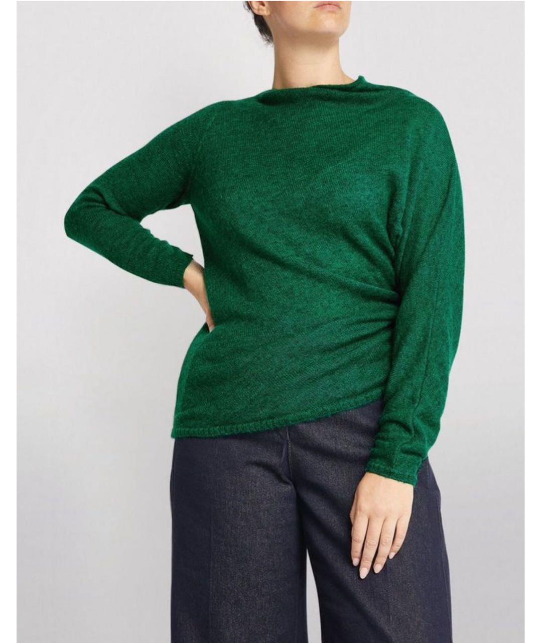 MAX MARA Зеленый вискозный джемпер / свитер, фото 7