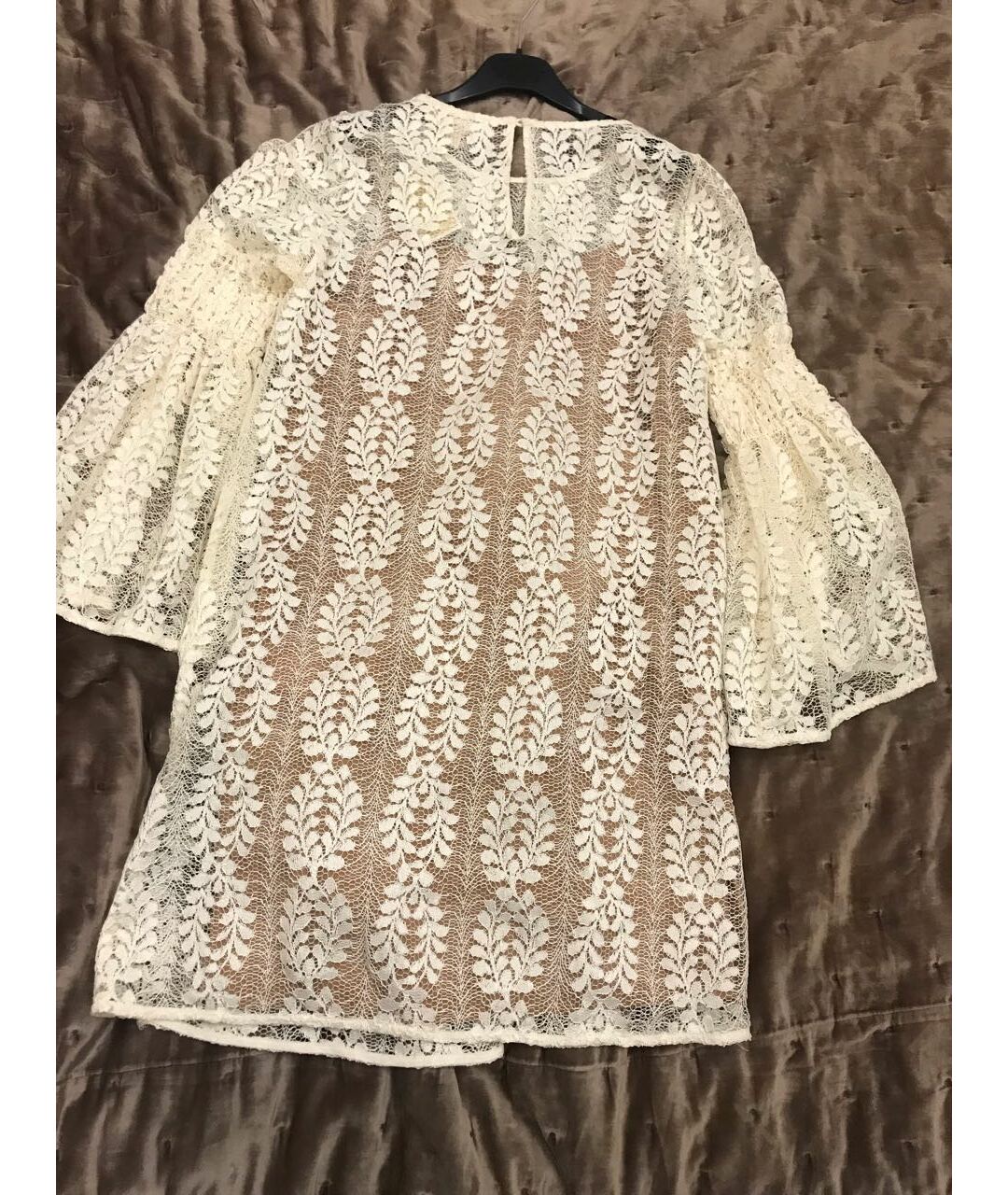 MICHAEL MICHAEL KORS Бежевое полиэстеровое повседневное платье, фото 7