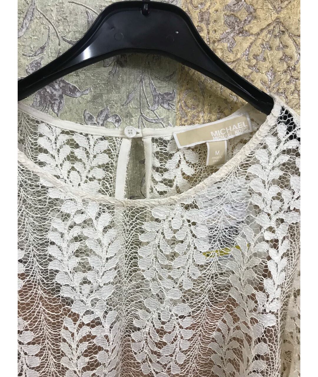 MICHAEL MICHAEL KORS Бежевое полиэстеровое повседневное платье, фото 4