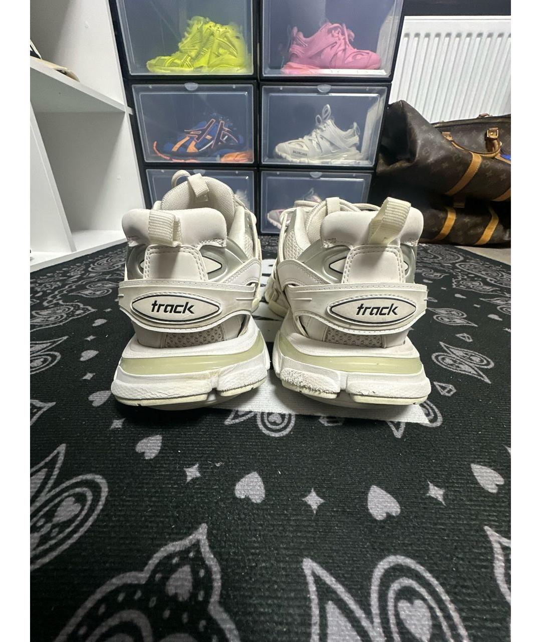 BALENCIAGA Белые низкие кроссовки / кеды, фото 4