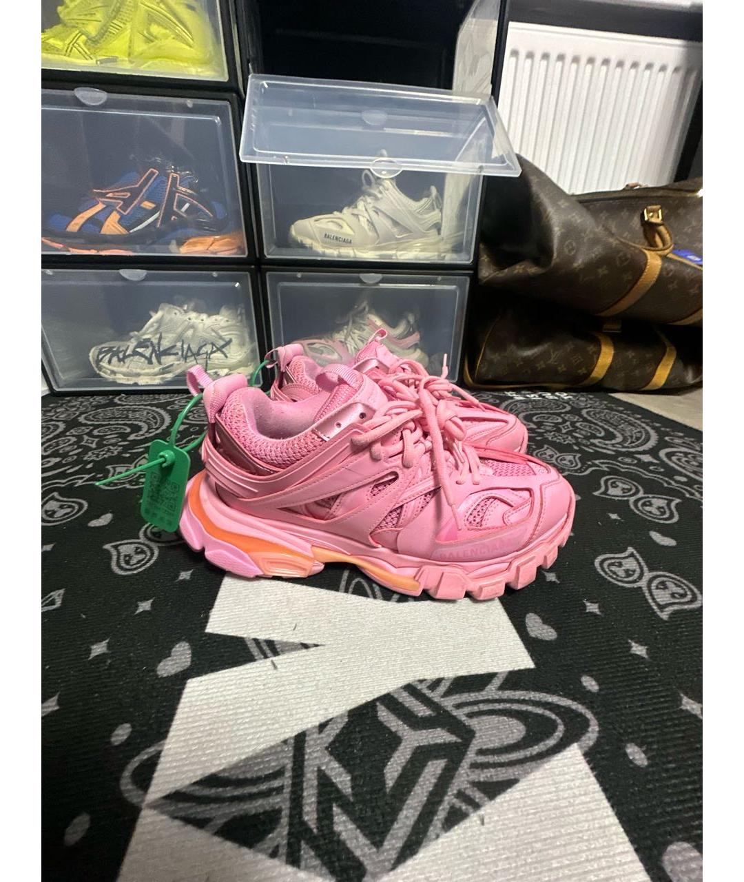 BALENCIAGA Розовые кроссовки, фото 5