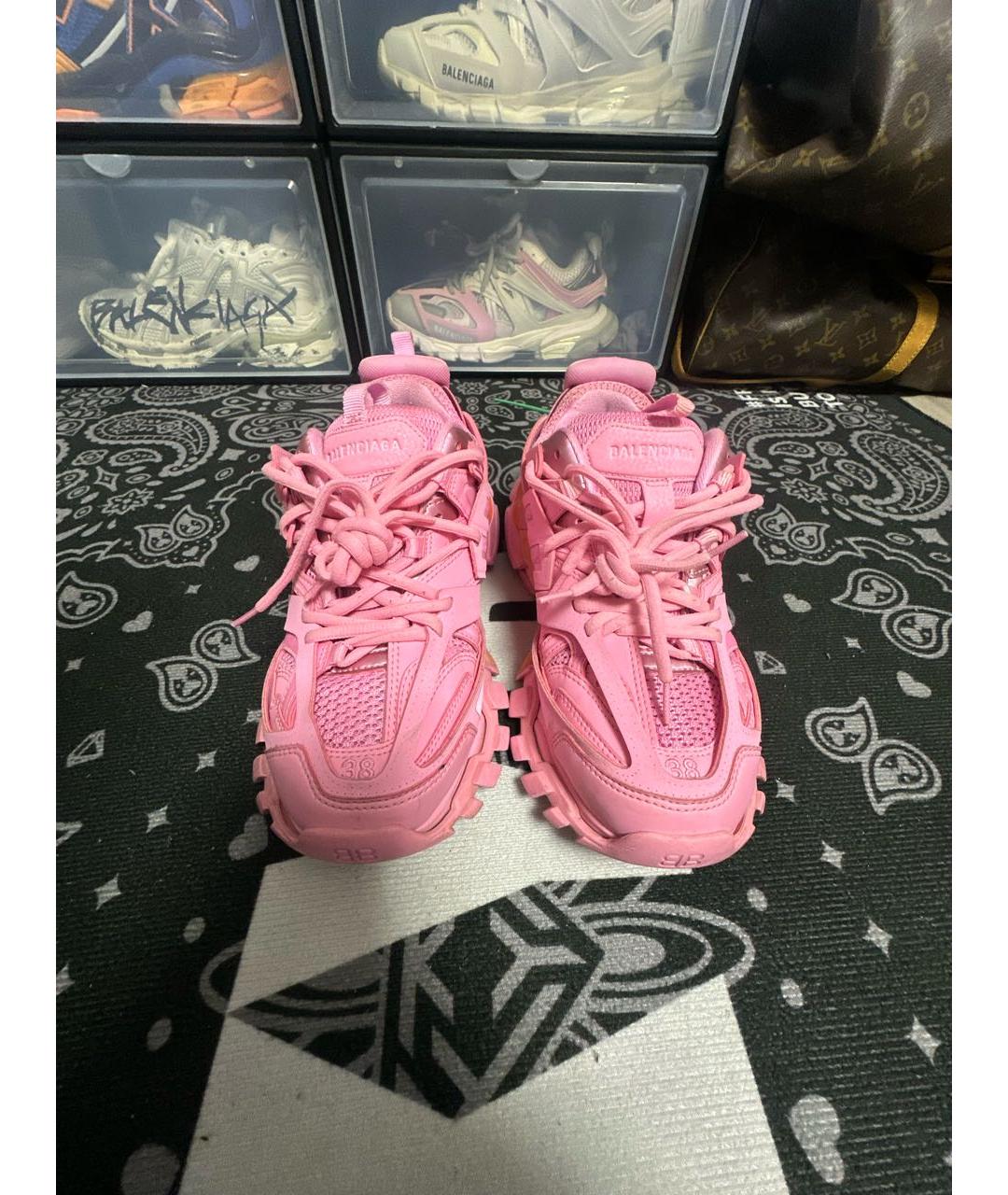 BALENCIAGA Розовые кроссовки, фото 2