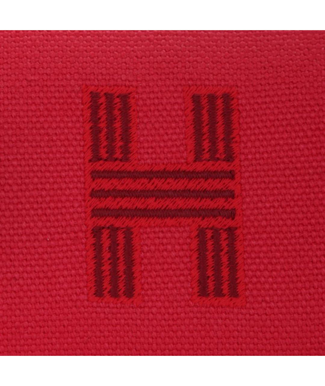 HERMES Красная косметичка, фото 5