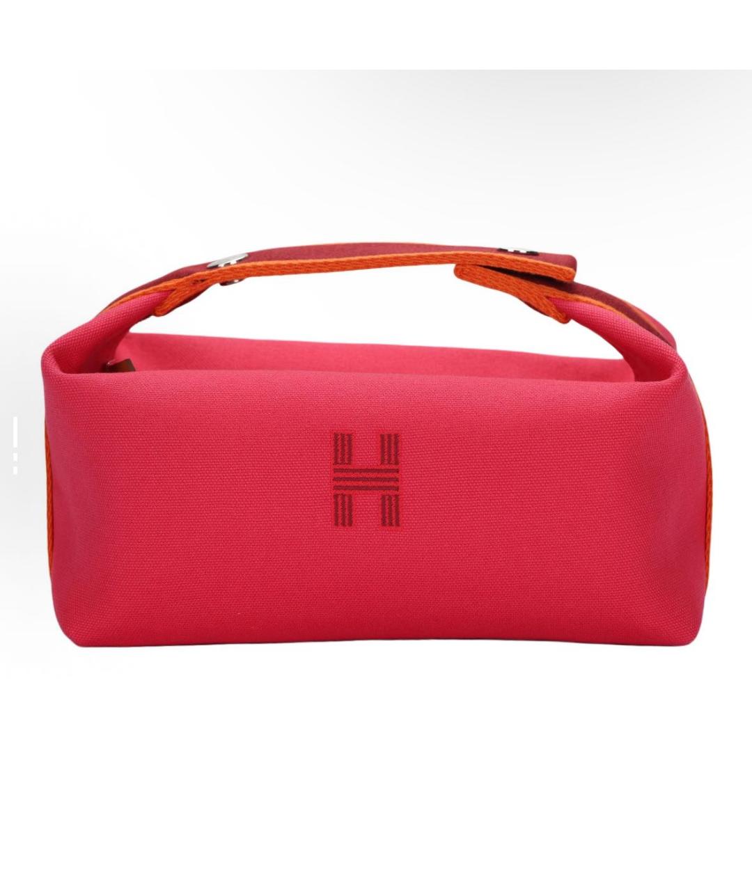 HERMES Красная косметичка, фото 6