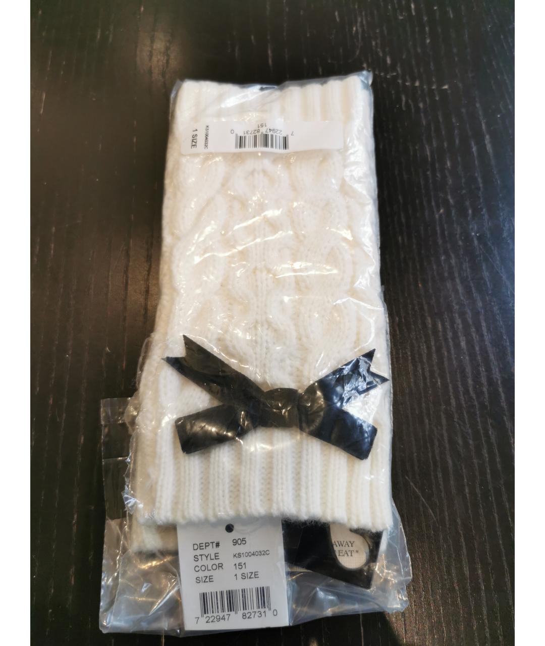 KATE SPADE Белые митенки, фото 3