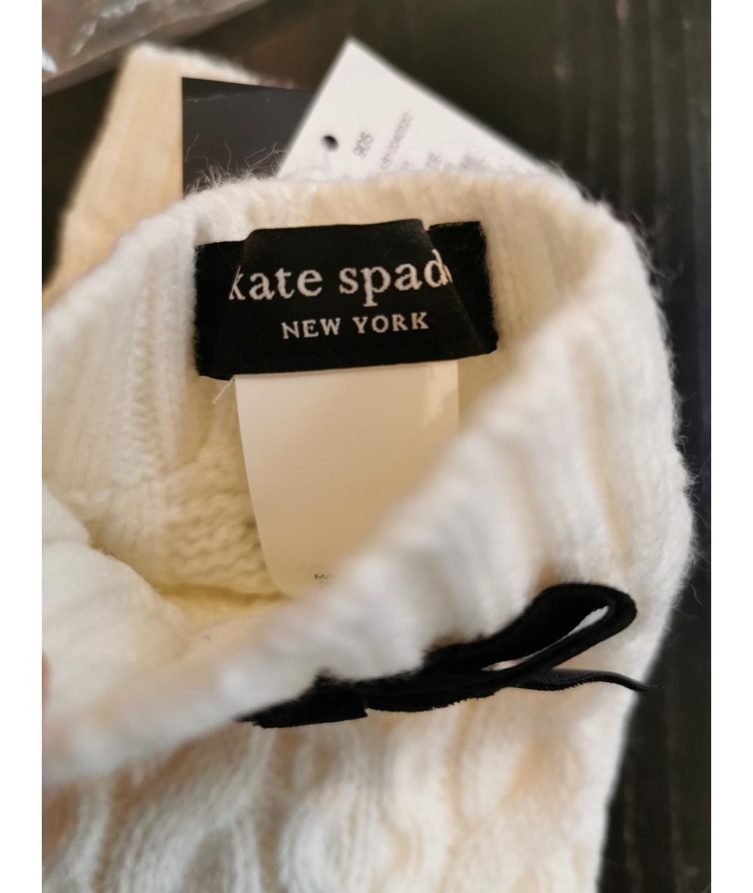 KATE SPADE Белые митенки, фото 5