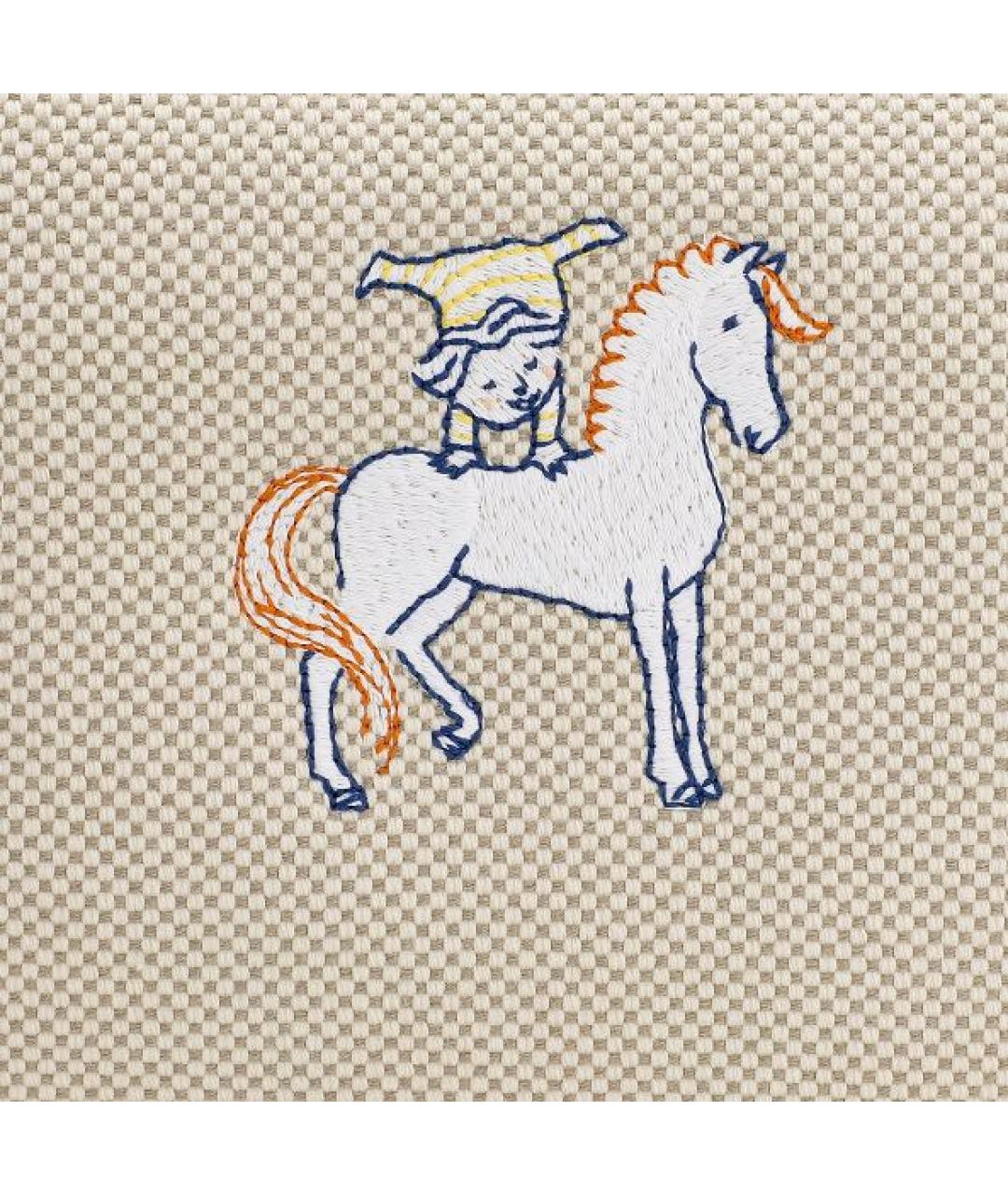 HERMES Бежевая косметичка, фото 4
