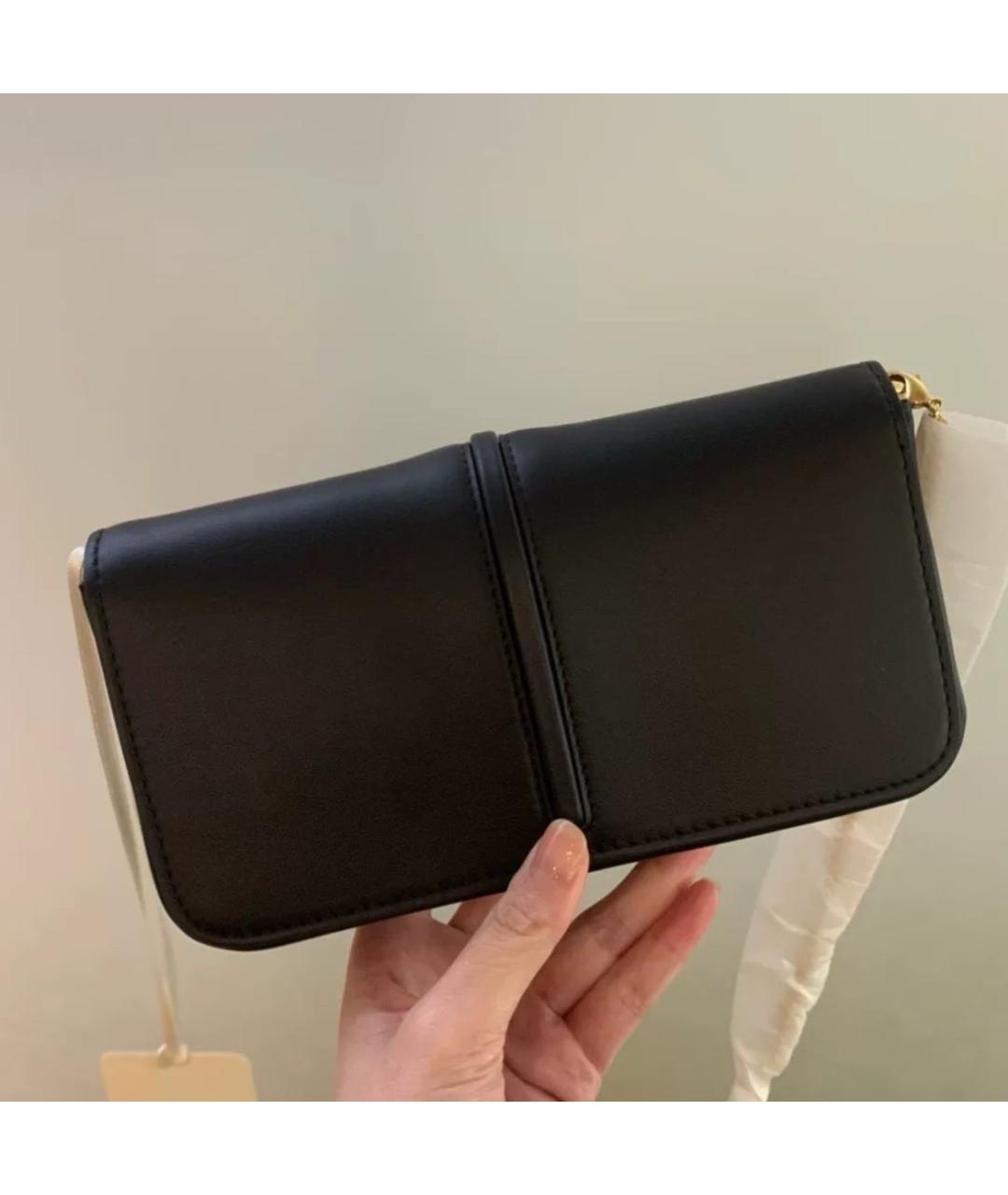 FENDI Черная кожаная сумка через плечо, фото 3