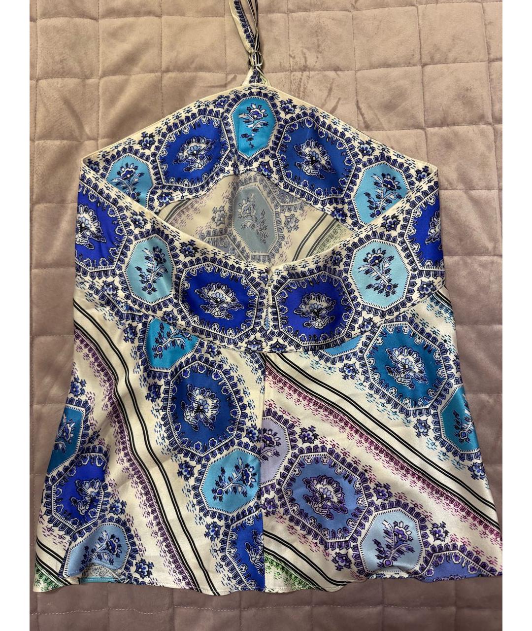 ROBERTO CAVALLI Шелковая майка, фото 2