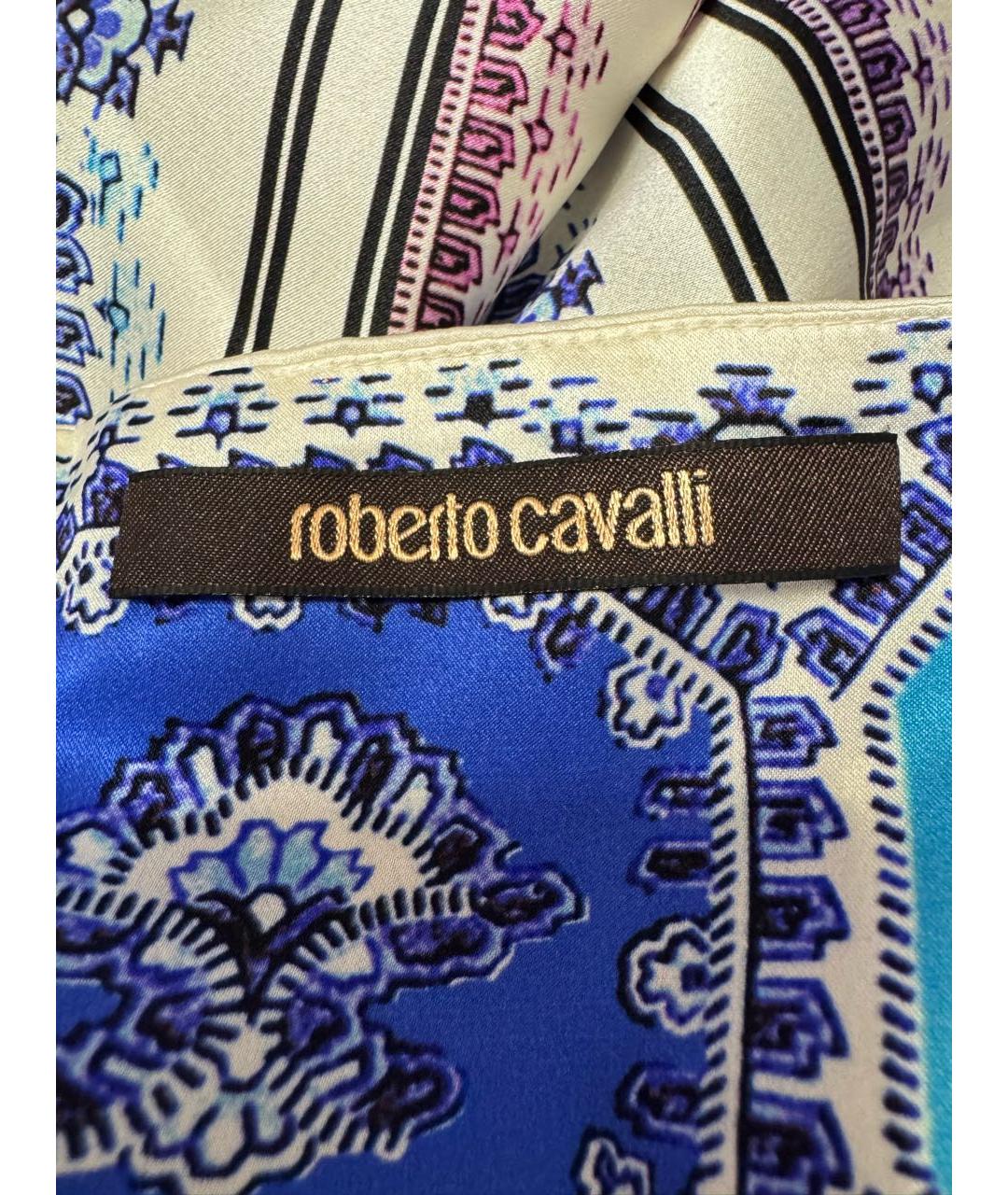 ROBERTO CAVALLI Шелковая майка, фото 3