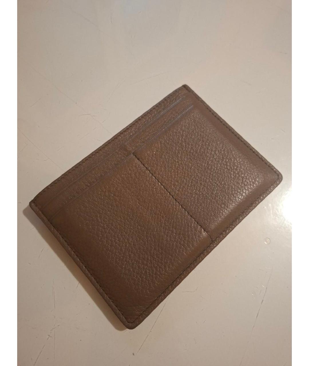 12 STOREEZ Коричневый кожаный кардхолдер, фото 3