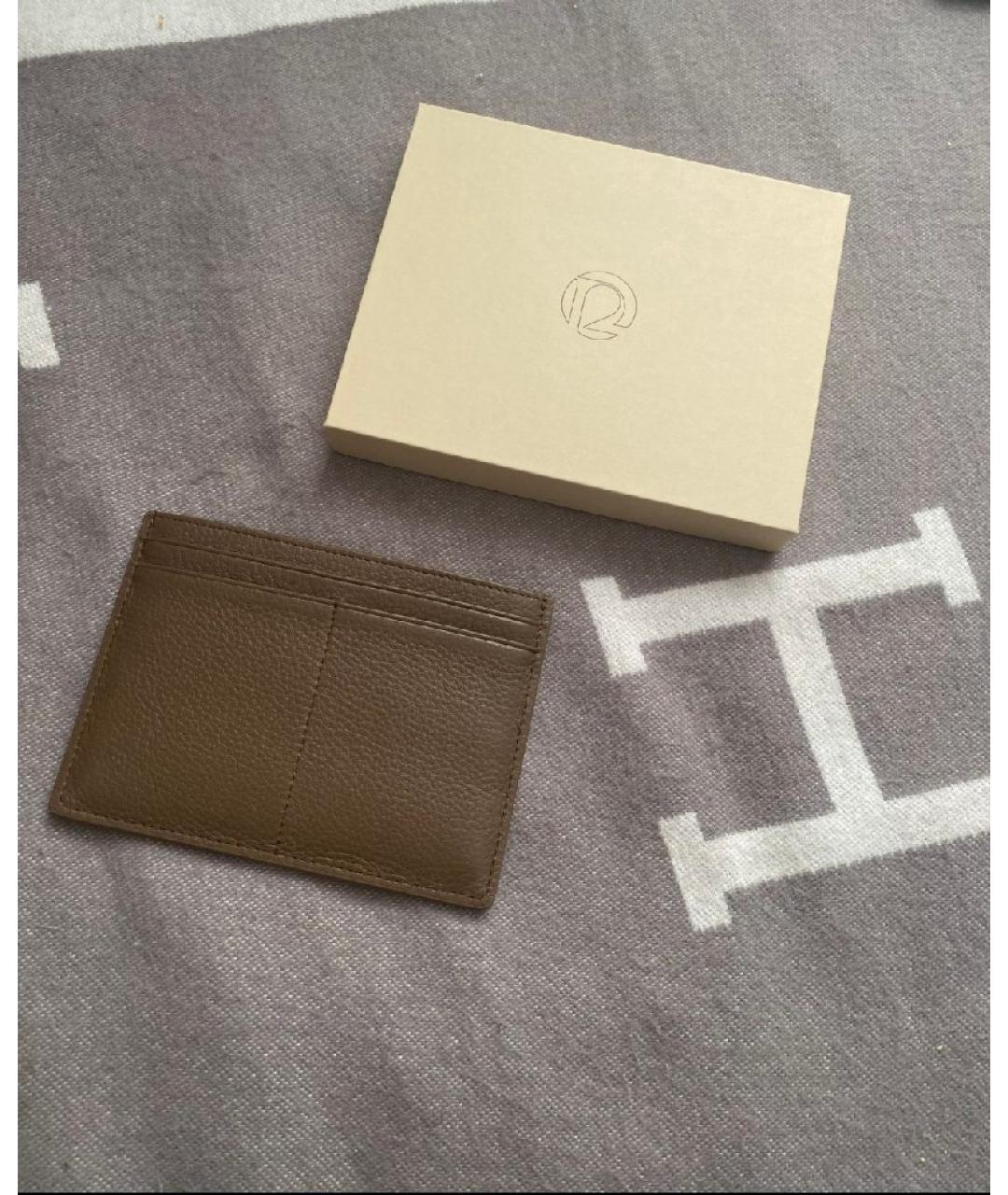 12 STOREEZ Коричневый кожаный кардхолдер, фото 2