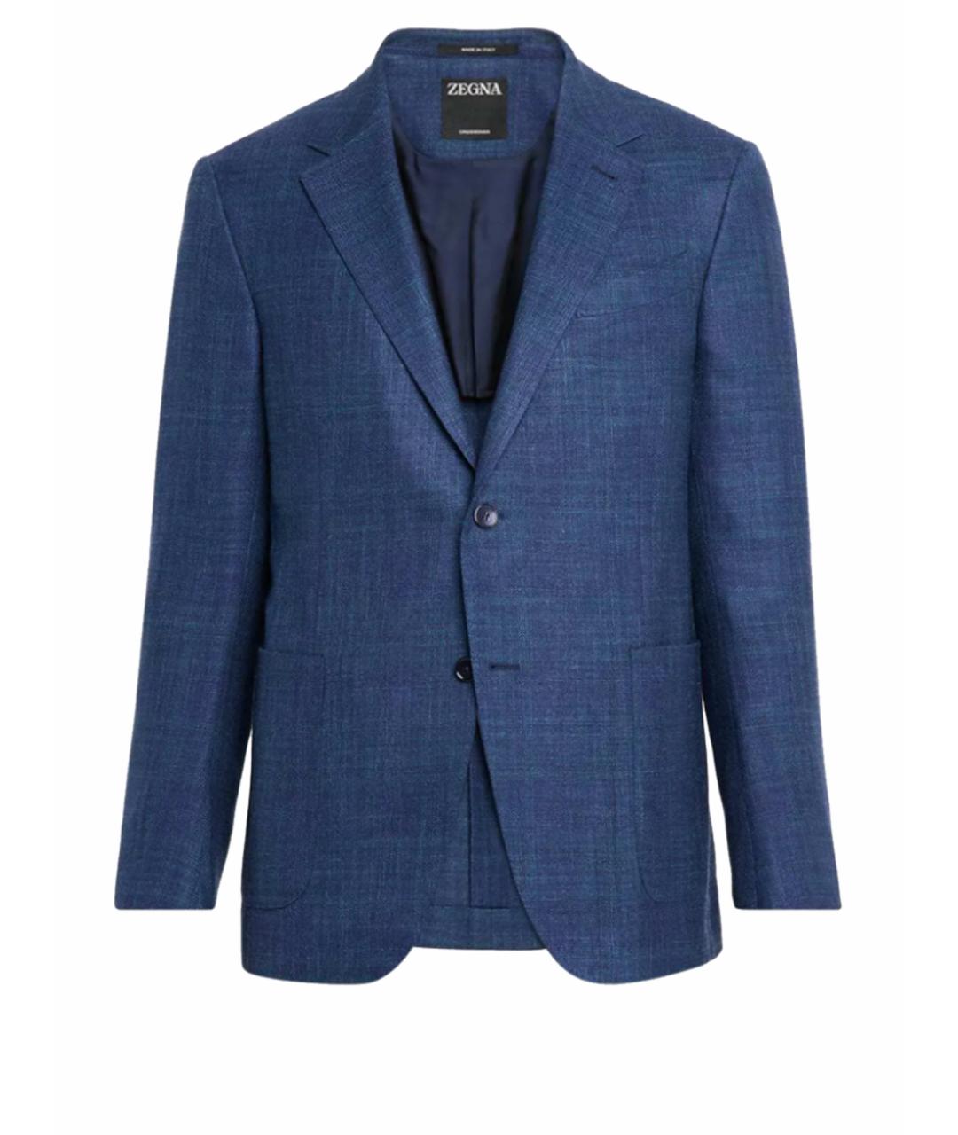 CORNELIANI Темно-синий шерстяной пиджак, фото 1