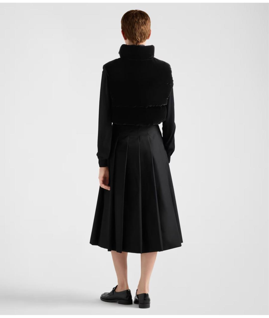 PRADA Черный вискозный жилет, фото 5