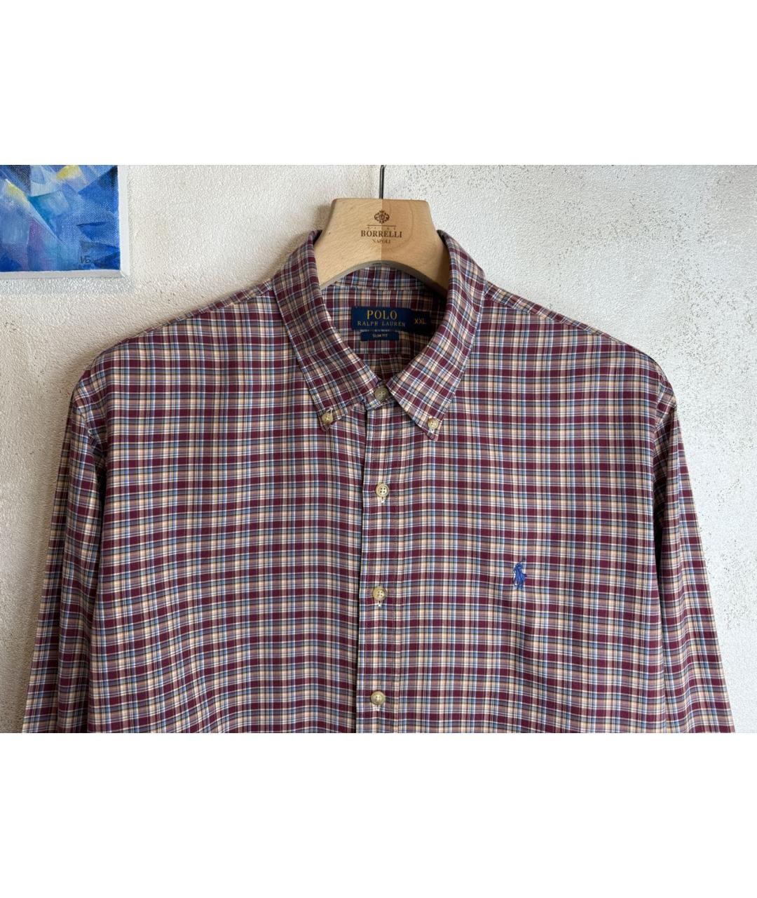 POLO RALPH LAUREN Мульти хлопковая классическая рубашка, фото 2