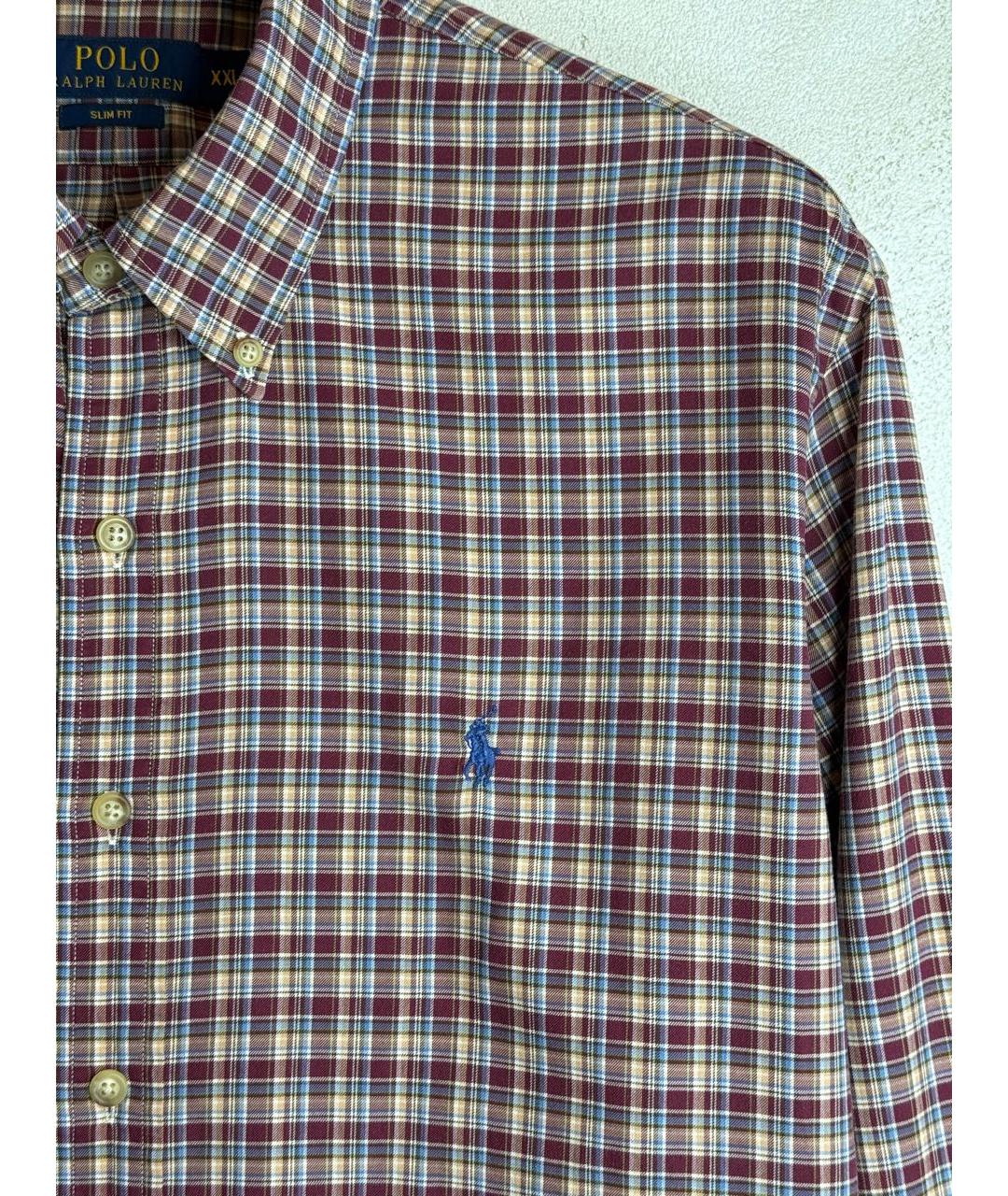 POLO RALPH LAUREN Мульти хлопковая классическая рубашка, фото 4