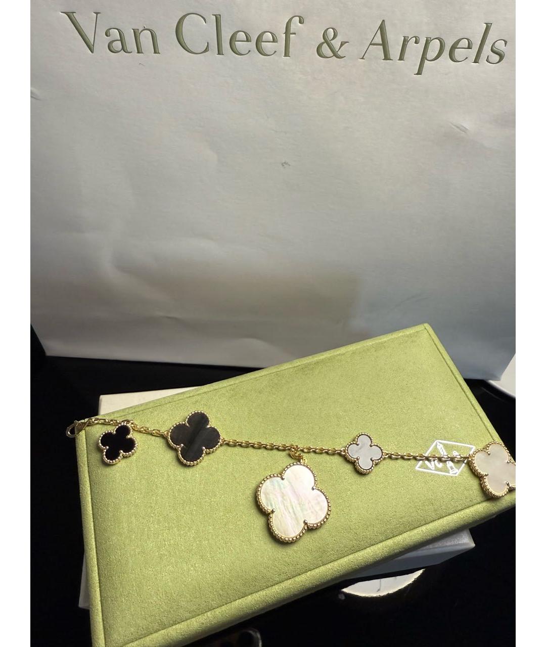 VAN CLEEF & ARPELS Черный браслет из желтого золота, фото 2