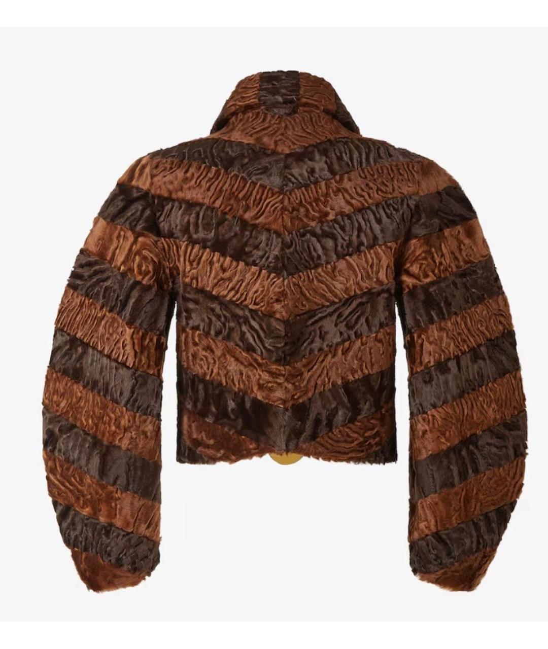 FENDI Коричневая куртка, фото 2