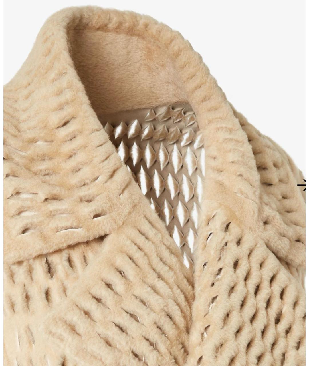 FENDI Бежевое пальто, фото 3