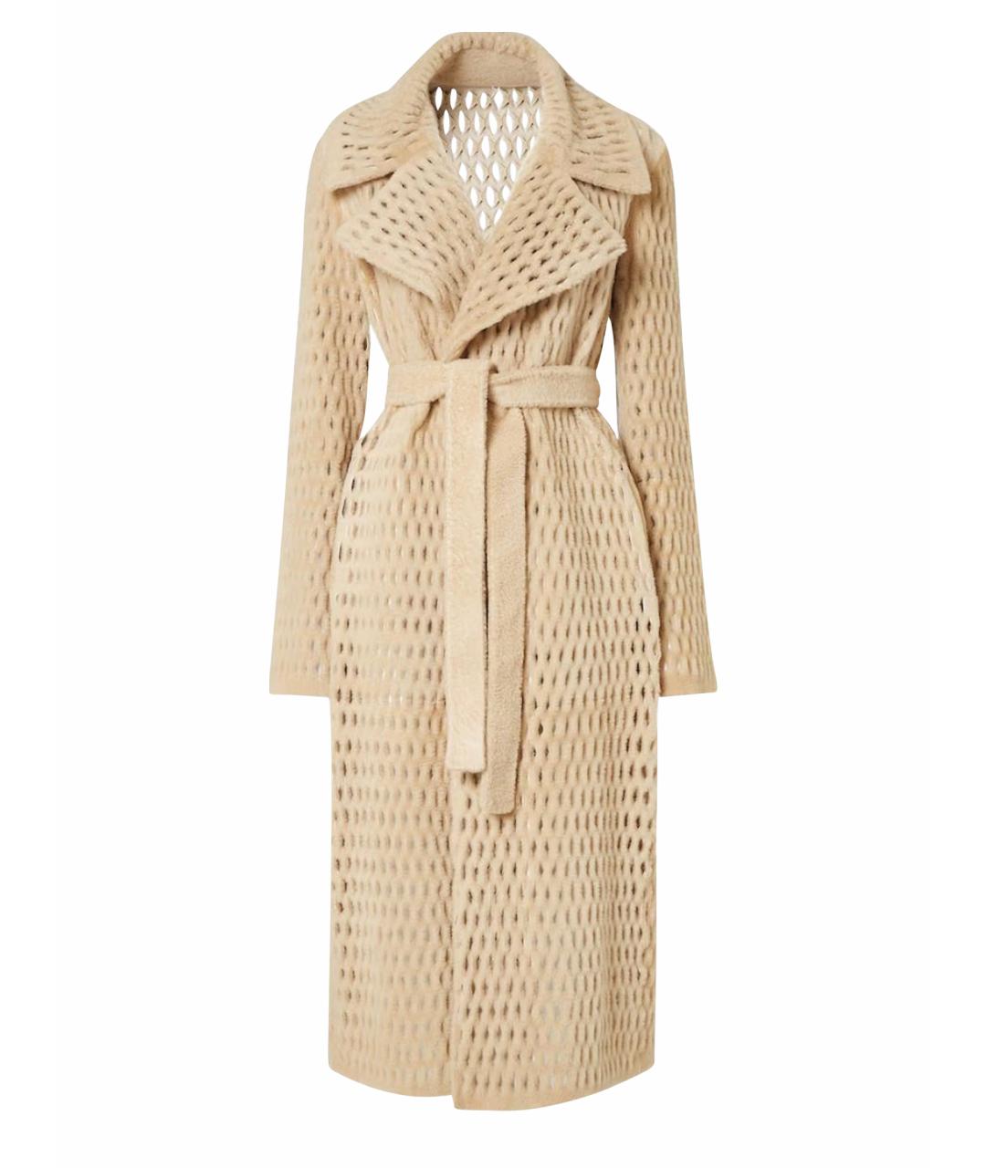 FENDI Бежевое пальто, фото 1