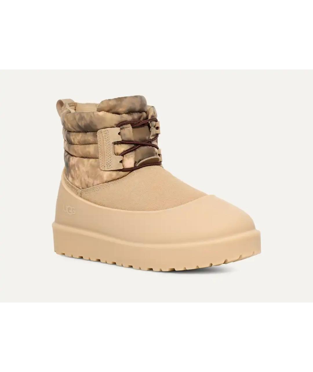 UGG AUSTRALIA Бежевые высокие ботинки, фото 2