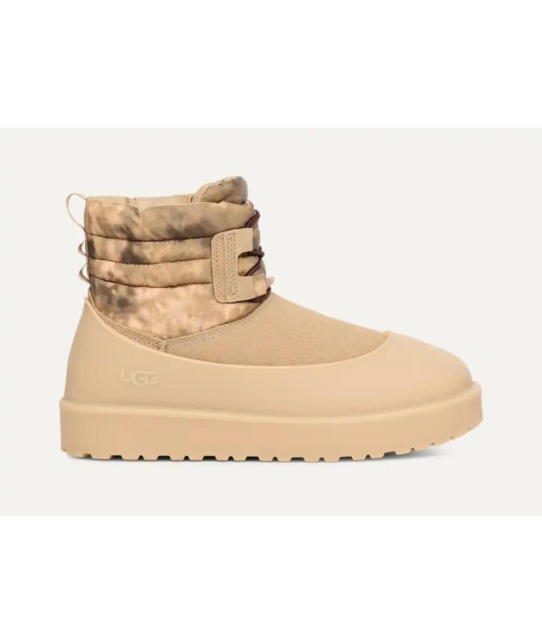 UGG AUSTRALIA Бежевые высокие ботинки, фото 8