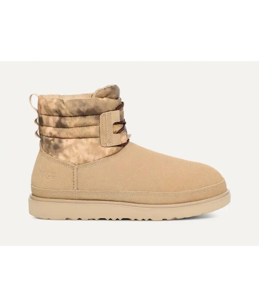 UGG AUSTRALIA Бежевые высокие ботинки, фото 7