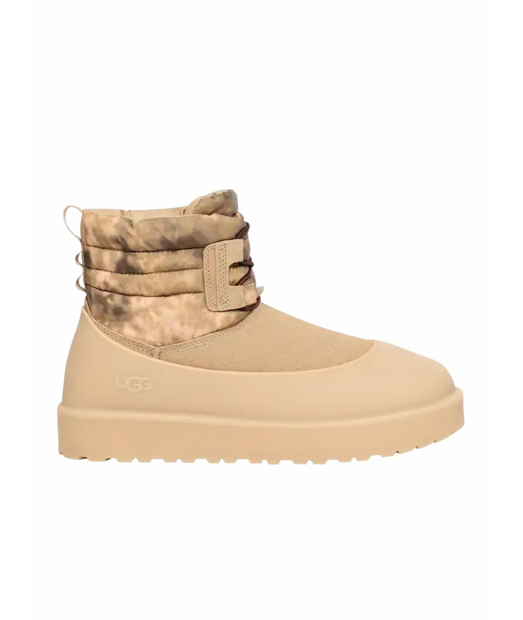 UGG AUSTRALIA Бежевые высокие ботинки, фото 1