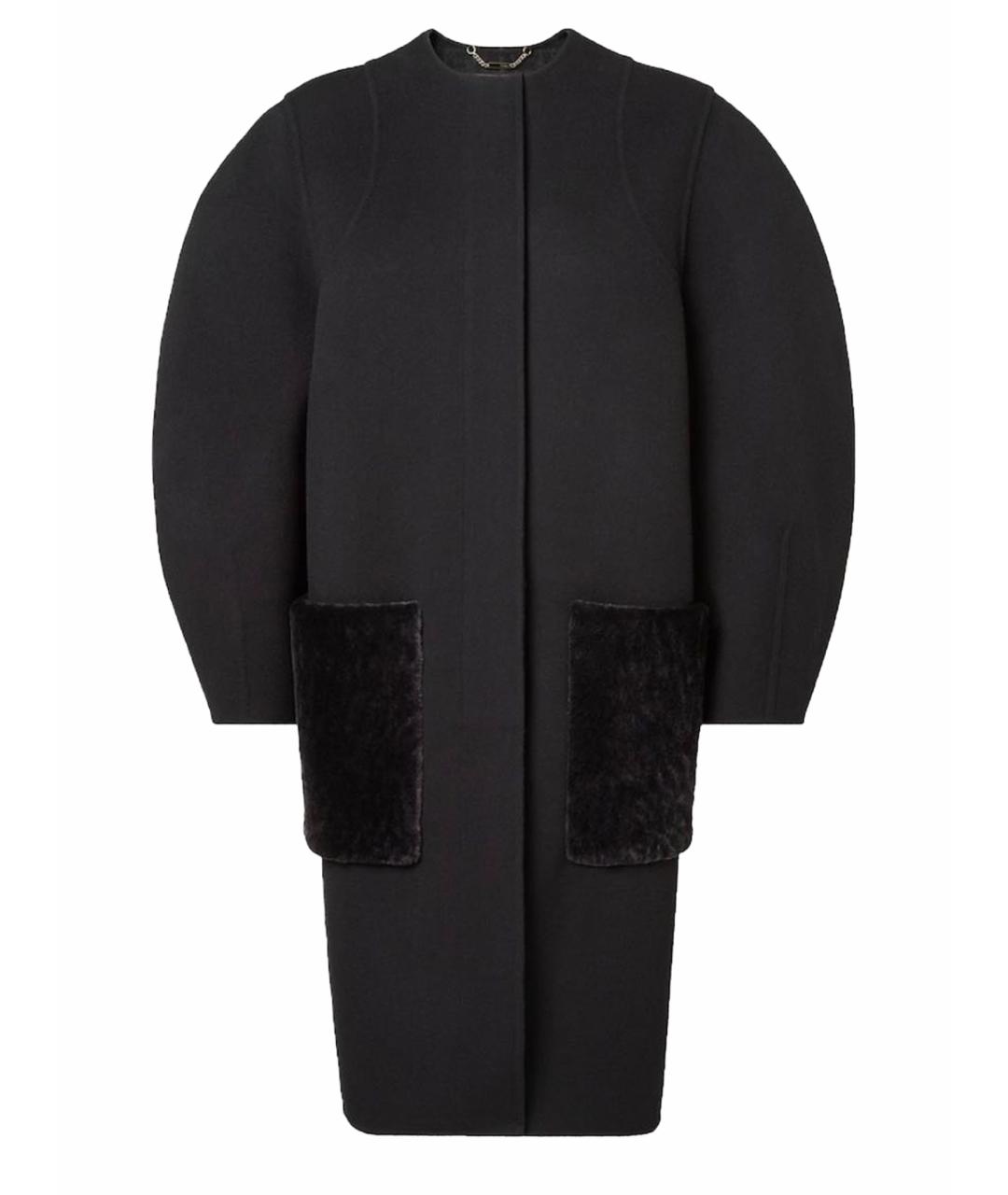 FENDI Черное пальто, фото 1