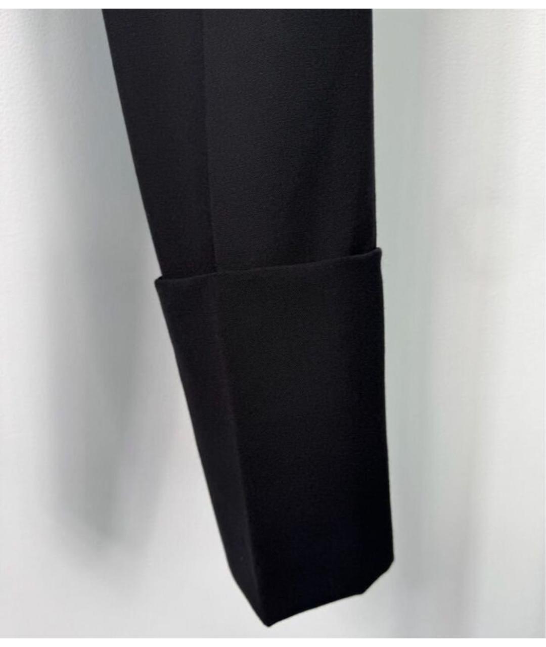 SPORTMAX Черные шерстяные брюки узкие, фото 5