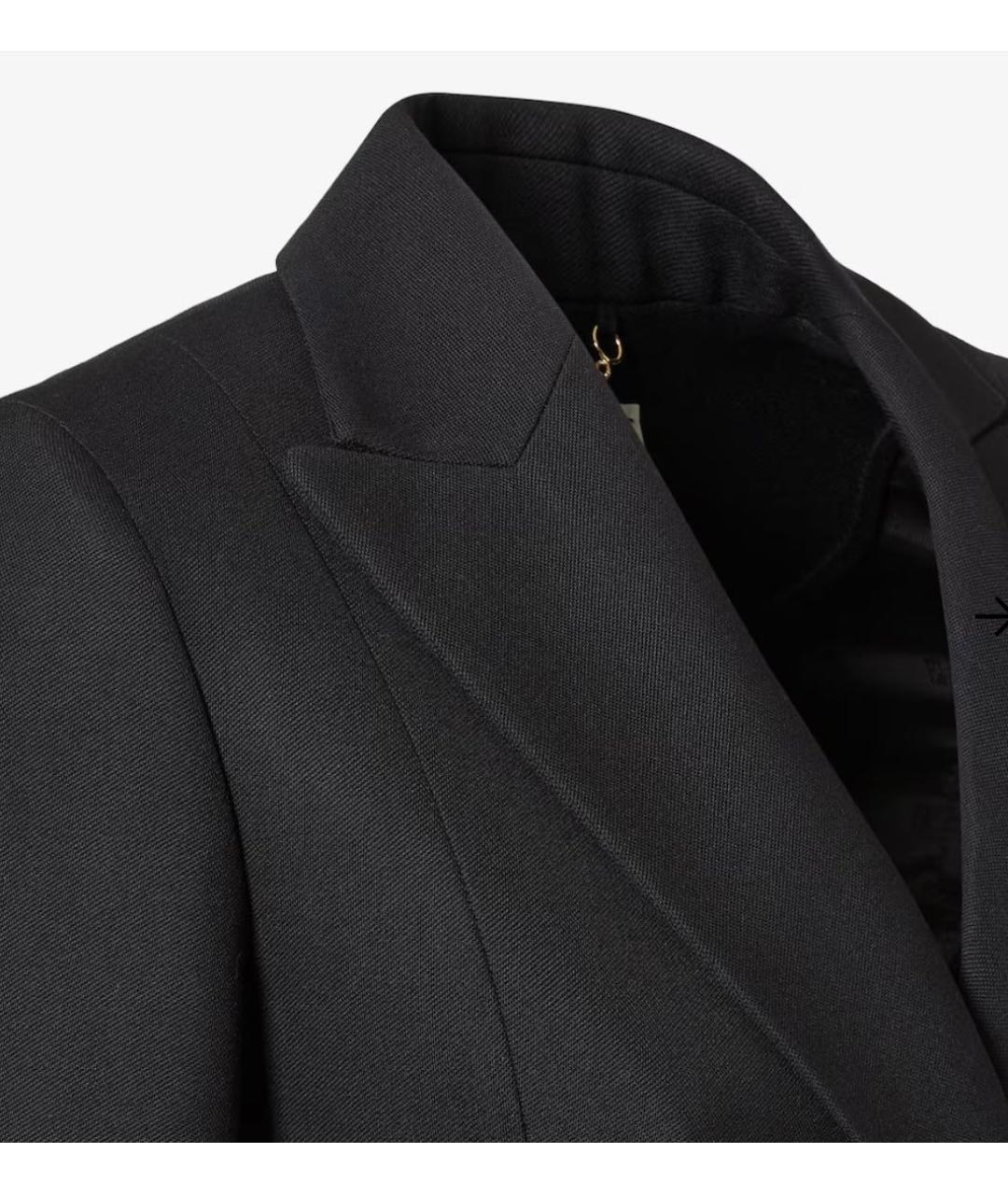 FENDI Черное пальто, фото 3
