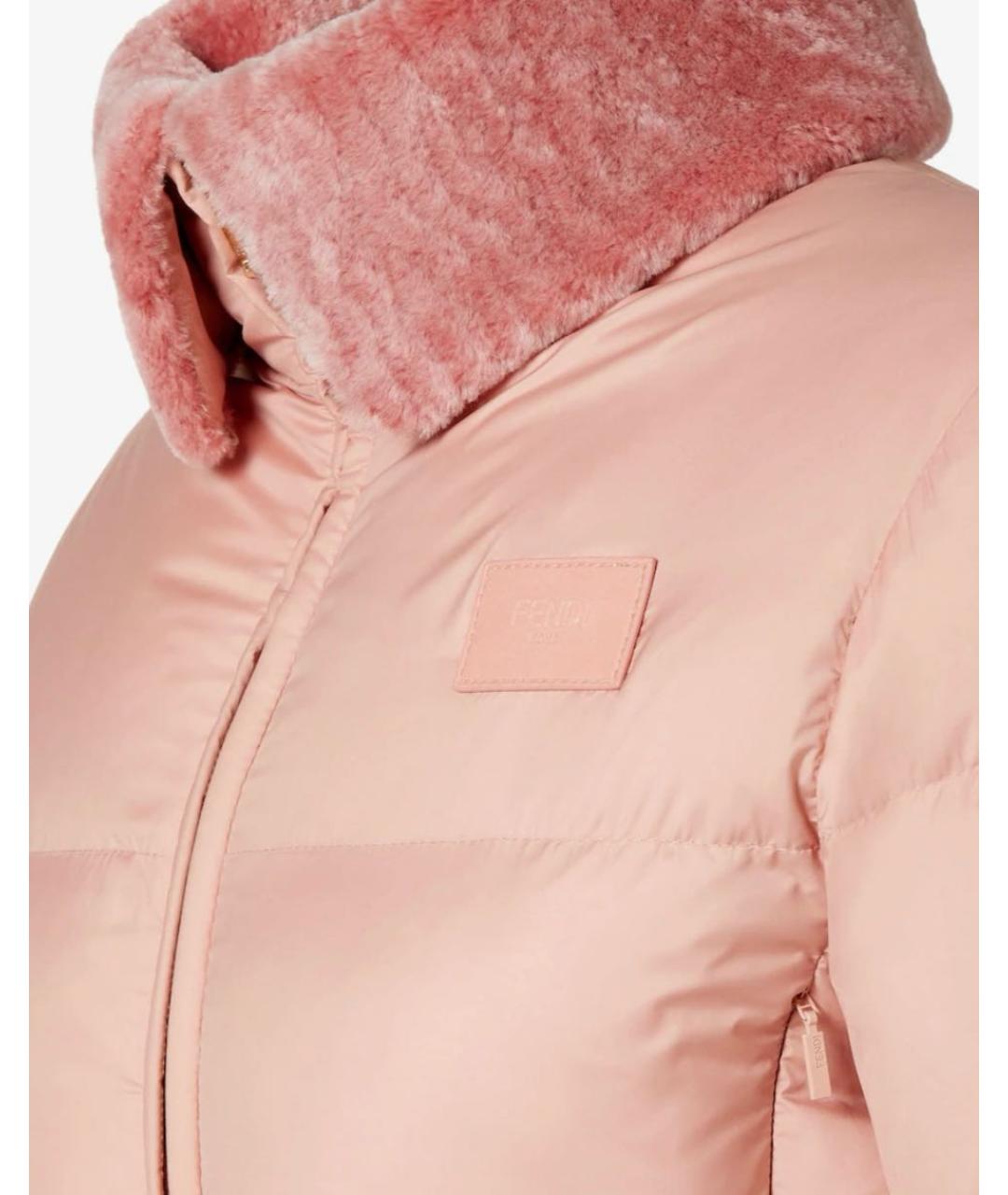 FENDI Розовая куртка, фото 3