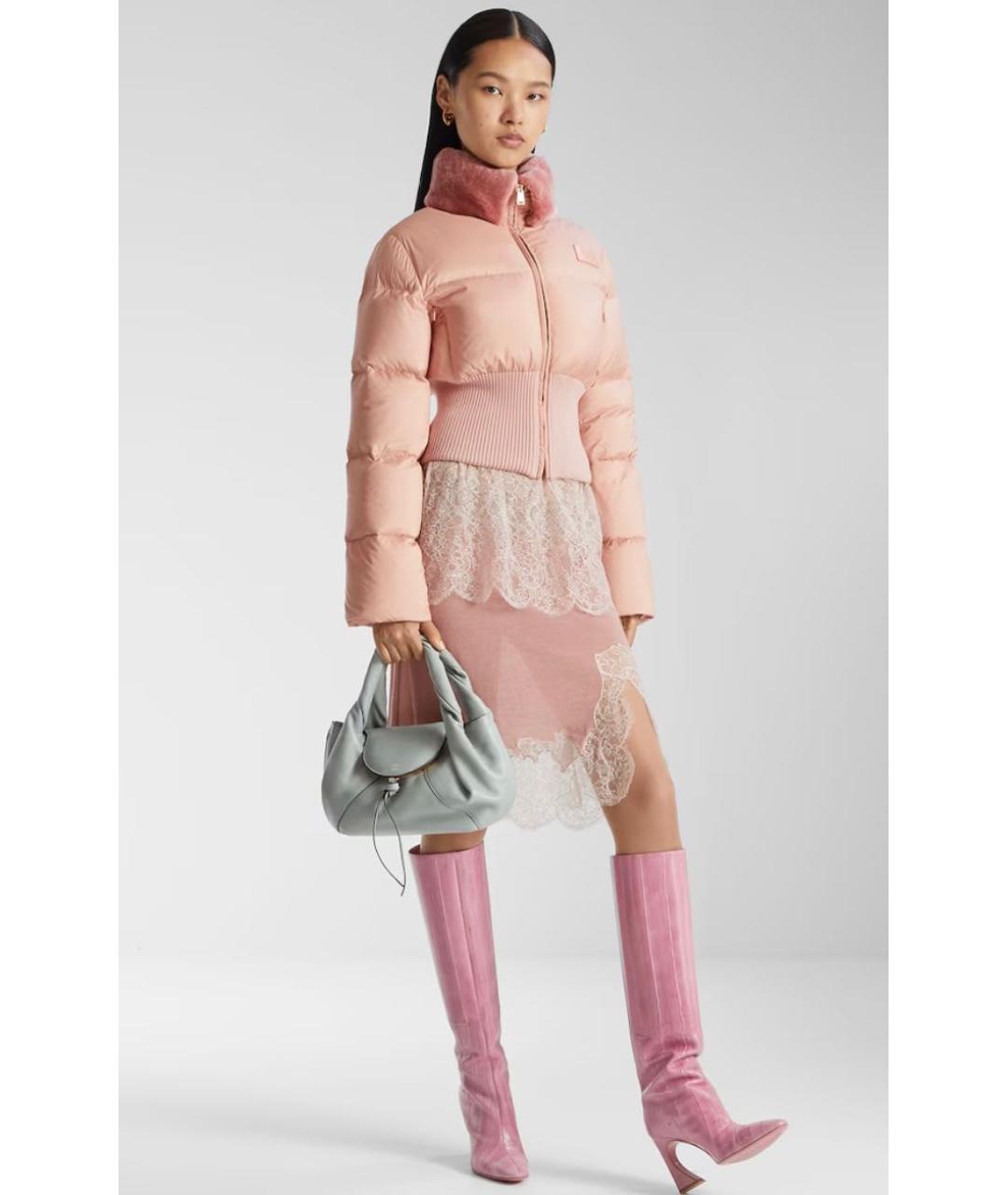 FENDI Розовая куртка, фото 4