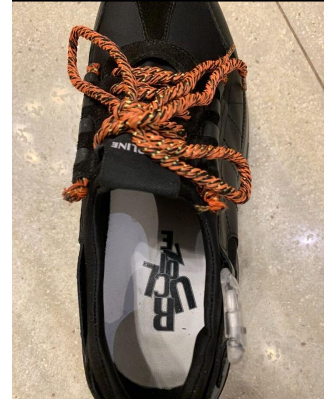 RUCOLINE Черные неопреновые высокие кроссовки / кеды, фото 3