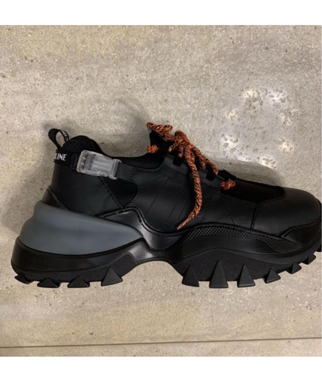 RUCOLINE Черные неопреновые высокие кроссовки / кеды, фото 7