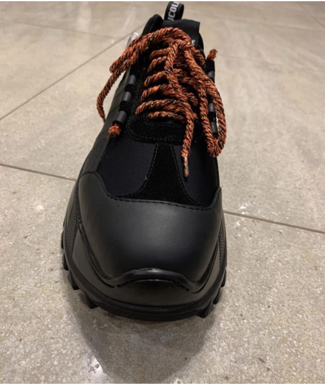 RUCOLINE Черные неопреновые высокие кроссовки / кеды, фото 2