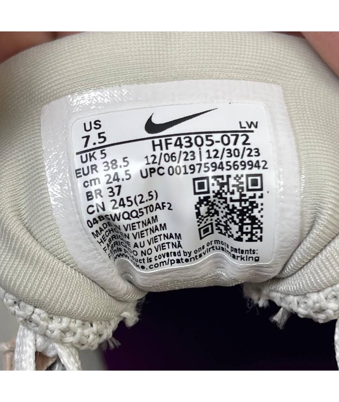 NIKE Серые синтетические кроссовки, фото 2