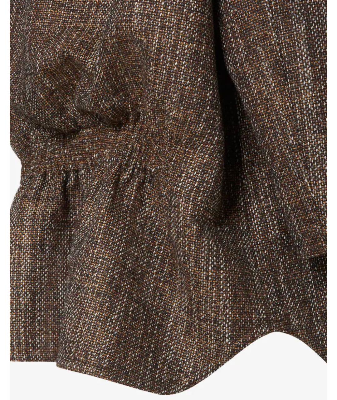 FENDI Коричневое пальто, фото 3