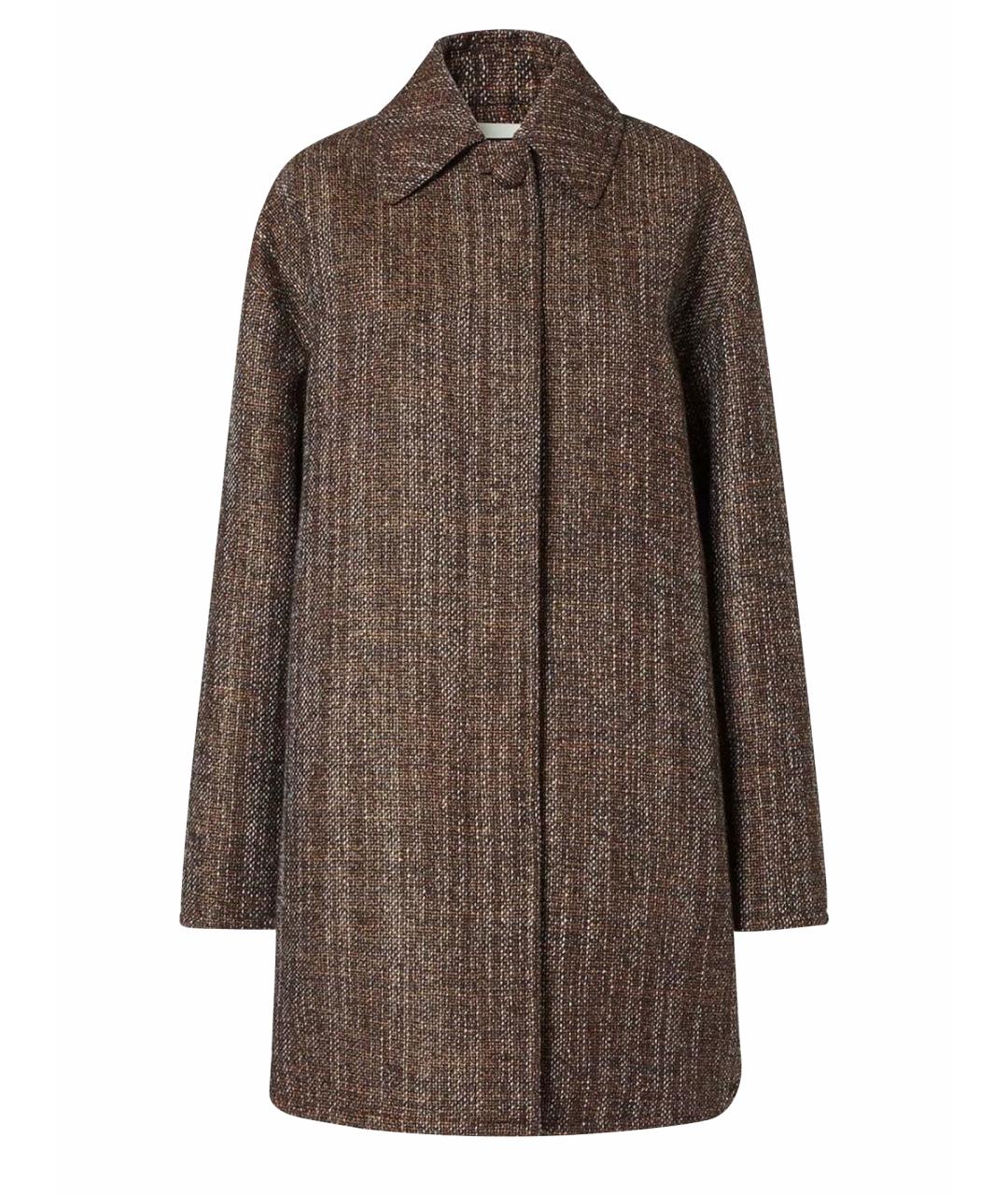 FENDI Коричневое пальто, фото 1