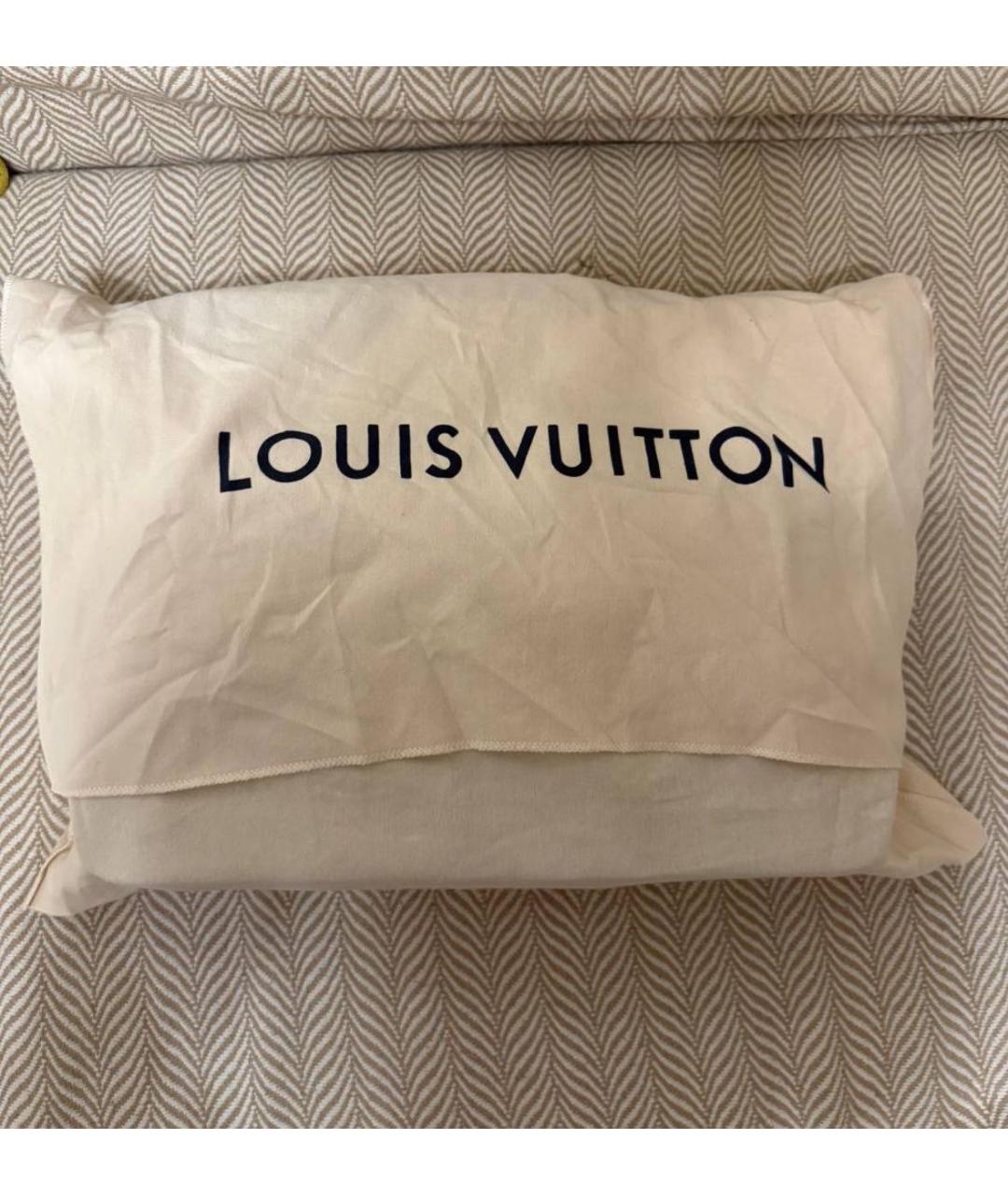 LOUIS VUITTON Черный кожаный рюкзак, фото 5