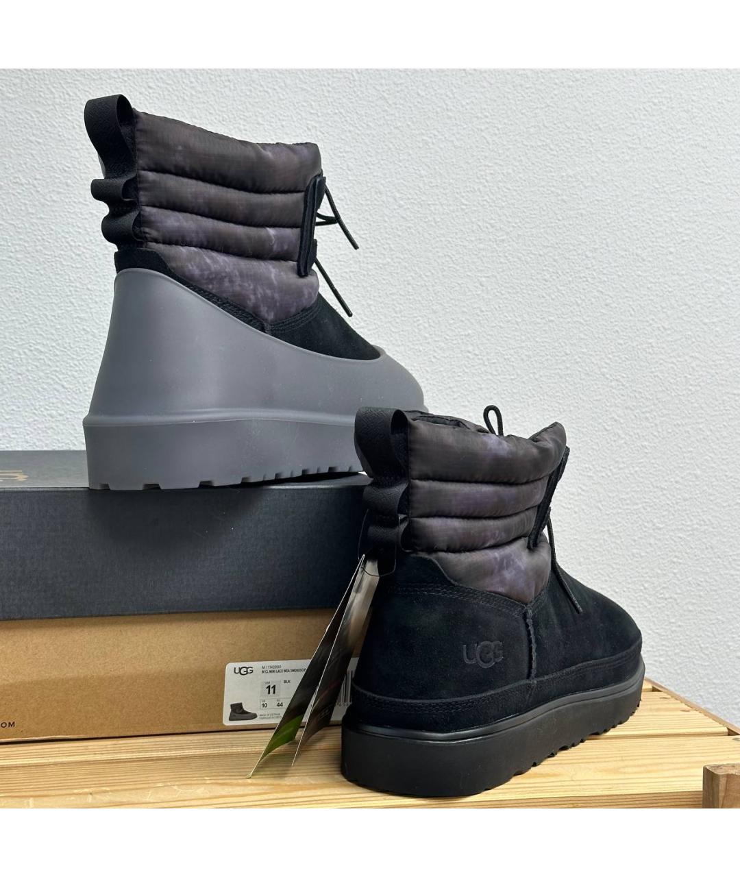 UGG AUSTRALIA Черные высокие ботинки, фото 5