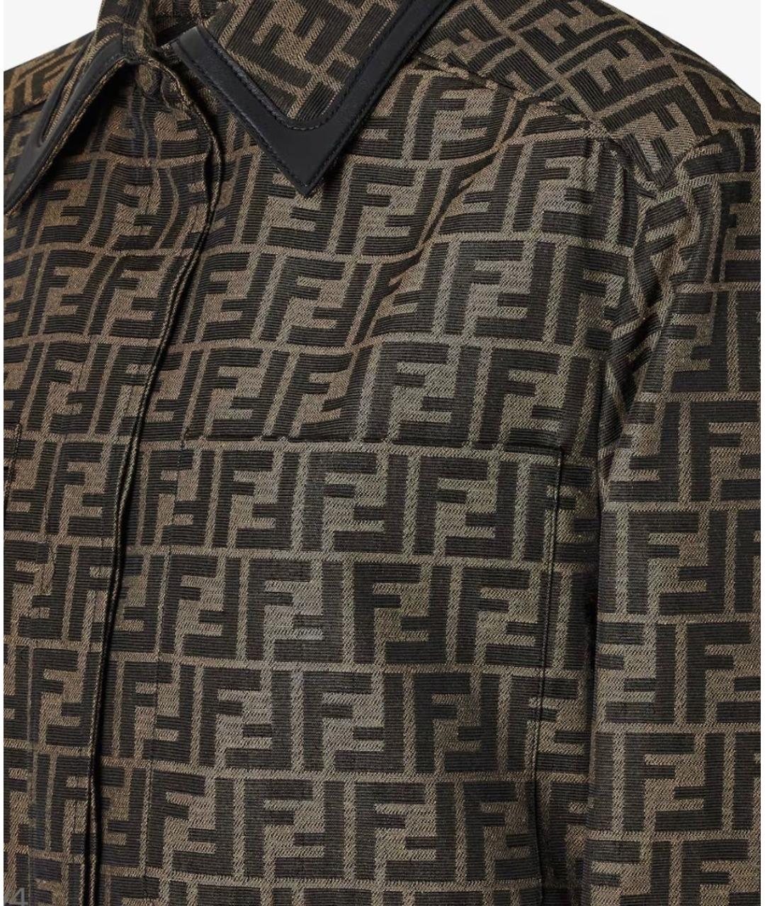 FENDI Коричневая куртка, фото 3