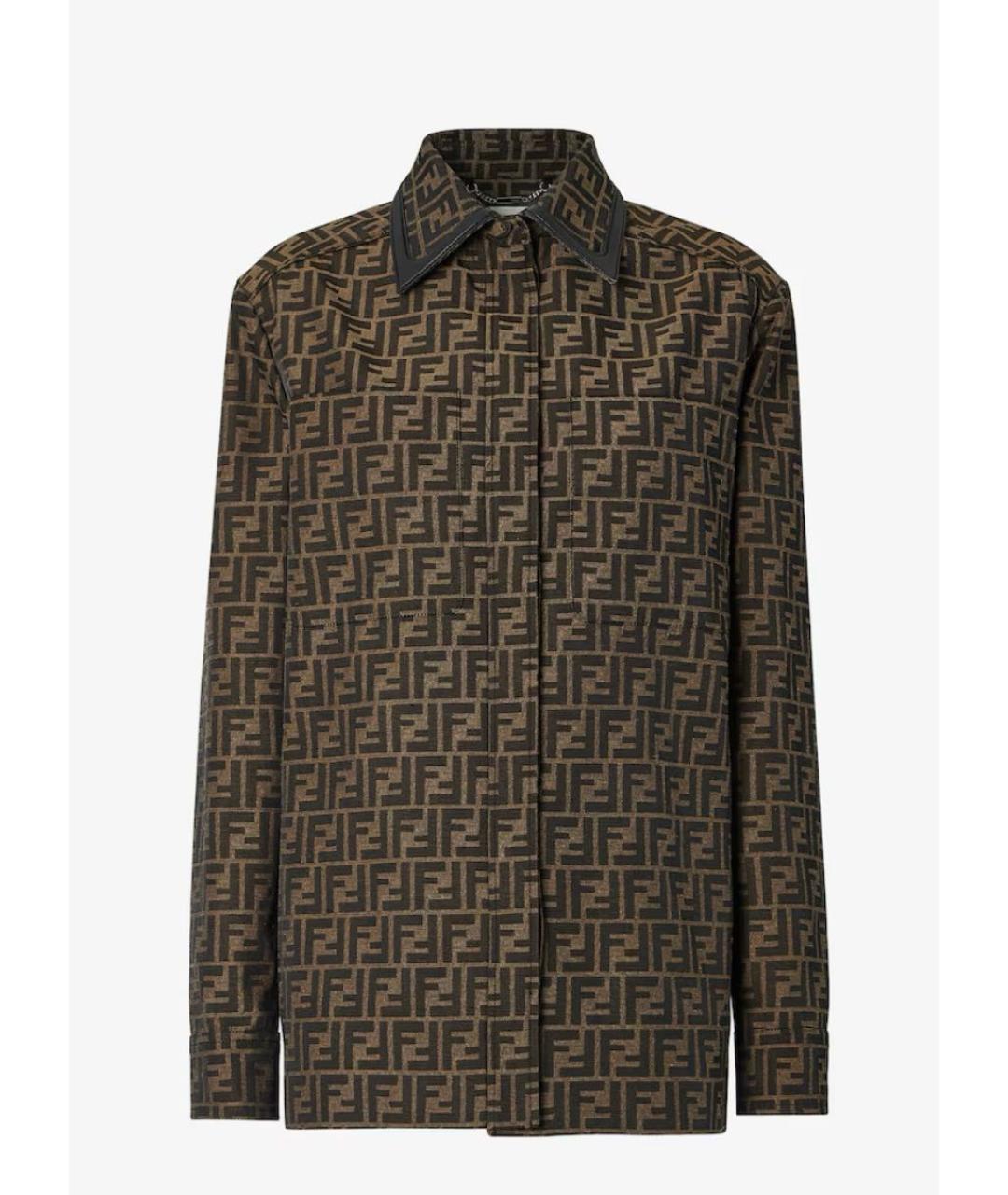 FENDI Коричневая куртка, фото 5